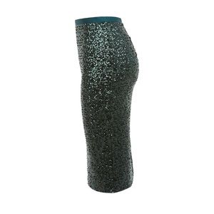 Miss Selfridge Emerald Sequin Skirt